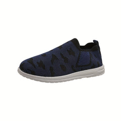 Women's Colorblock Flying Woven Sneakers Lightweight Non slip Outdoor Shoes