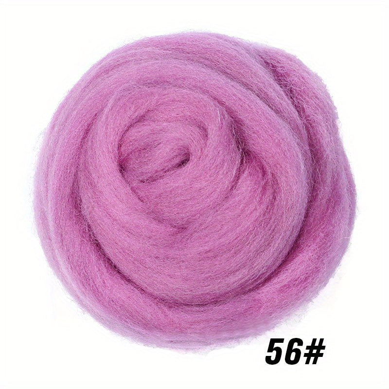 22lb Multicolor Felting Wool Fiber Soft Roving