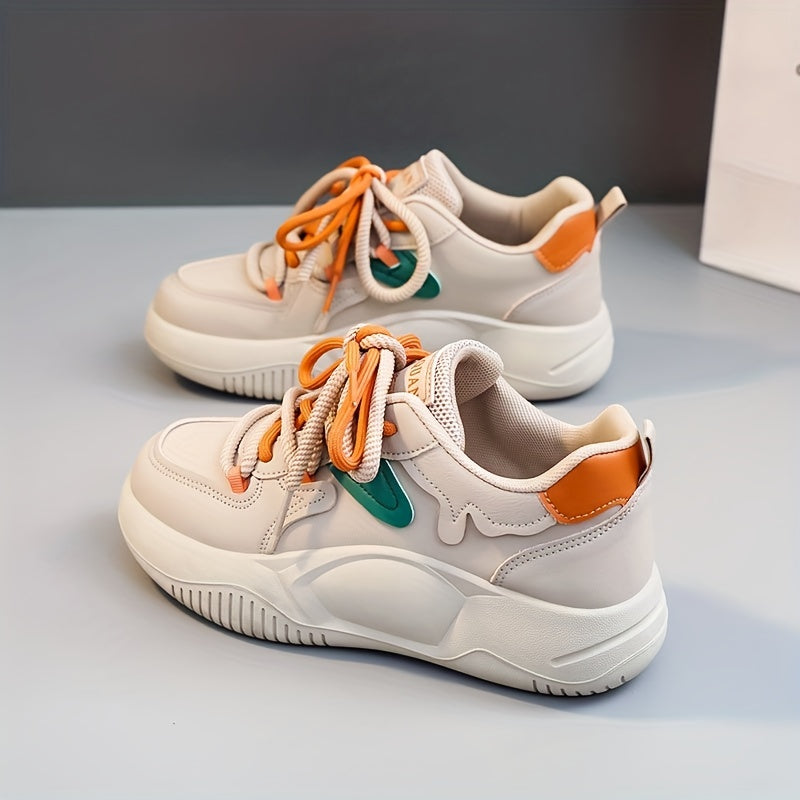 Women's Chunky Sneakers Lightweight Thick Bottom Sport Shoes