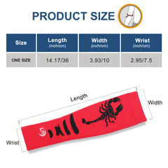 Cooling Arm Sleeves Moisture Wicking Outdoor Driving Cycling