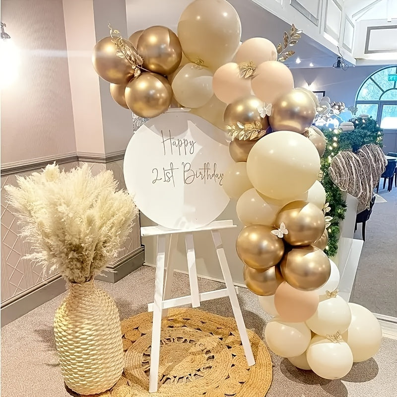 61pcs Neutral Balloons 30 48 Cm Latex Balloons Nude Blush Balloons