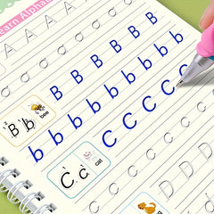 4 Pack Large Reusable Handwriting Practice Copybook For Kids
