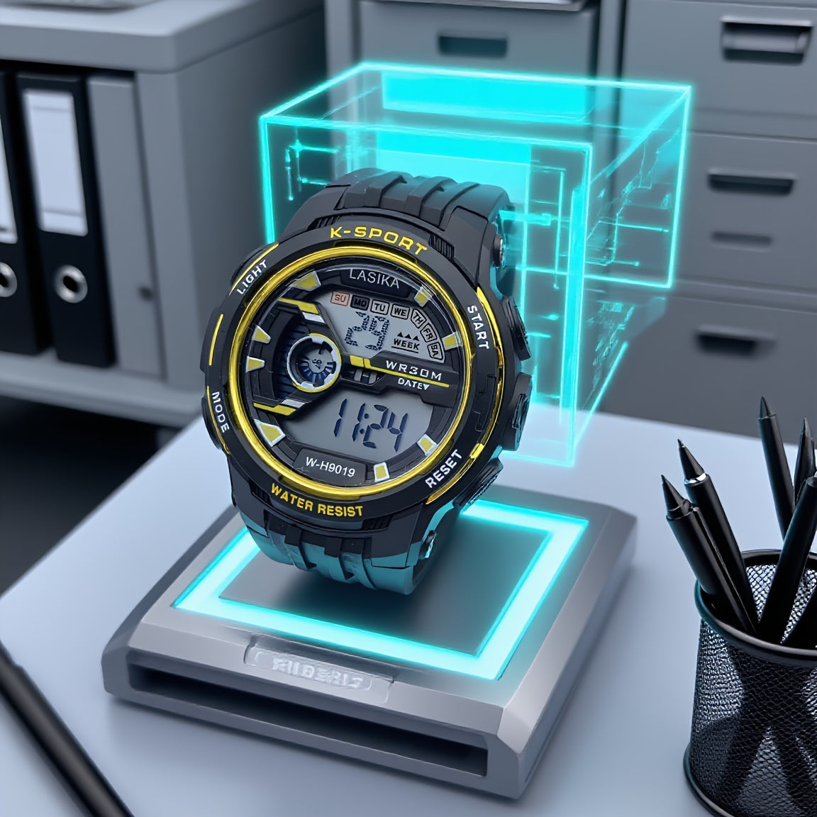 Boys' Wristwatch Waterproof Timer Alarm Clock