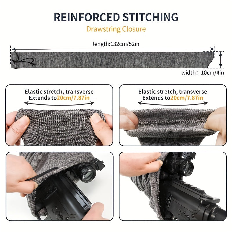 Waterproof Storage Bag Dustproof Knitted Sleeve Organizer Sock Case Carrying Bag