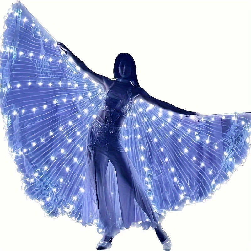 LED Glowing Wings For Adult Belly Dance 240 LEDs