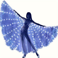 LED Glowing Wings For Adult Belly Dance 240 LEDs