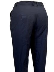 Solid Button Fly High Rise Trousers