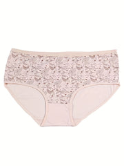 4 Pack Paisley Print Panties Stretch Soft Breathable Underwear