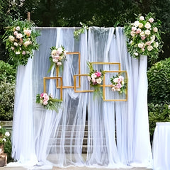Wedding Arch Draping Fabric Soft Table Runner Tulle Sheer Scarf Valance