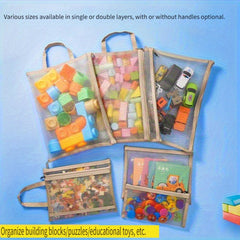 3 piece Toy Puzzle Storage Bag Building Block Sorting Artifact