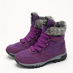 Women's Snow Boots Non Slip Wear Resistant High Tube Hiking Comfortable Boots