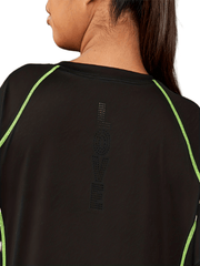 Stitching Short Sleeve Fitness Tee