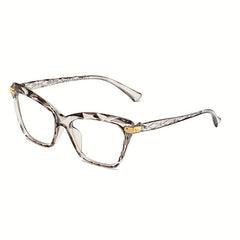 Cat Eye Anti Light Glasses For Women Men Students Jelly Frame