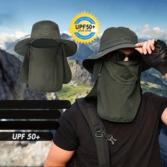 Mesh Bucket Hat Summer Quick-drying Sun Mask Hat