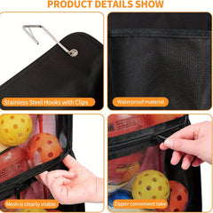 Sports Equipment Storage Bag Hanging Basketball Toy Storage Basket