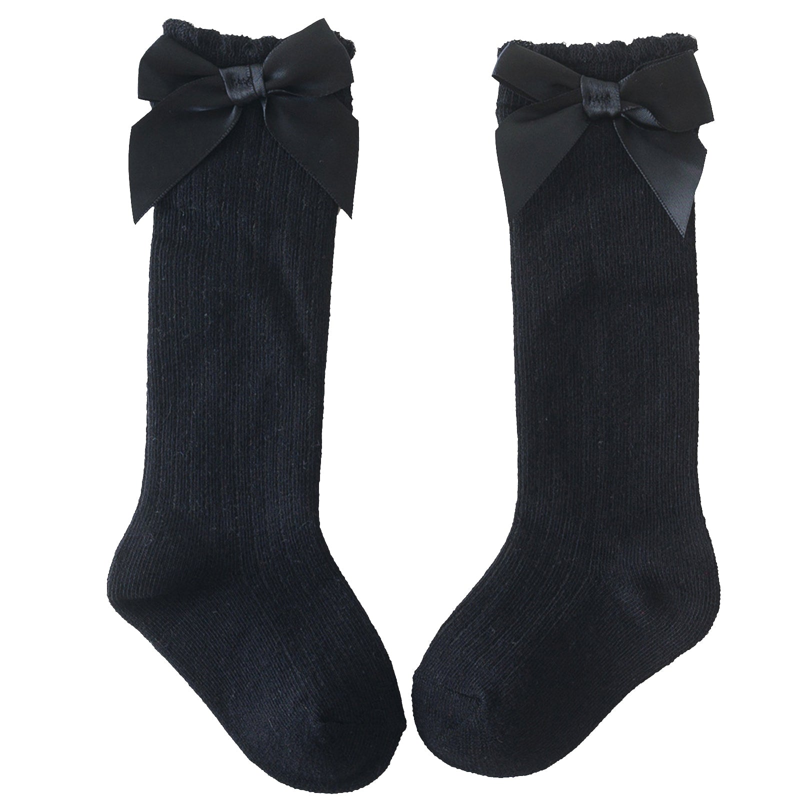 Girls Bow Knit Socks for Autumn & Winter