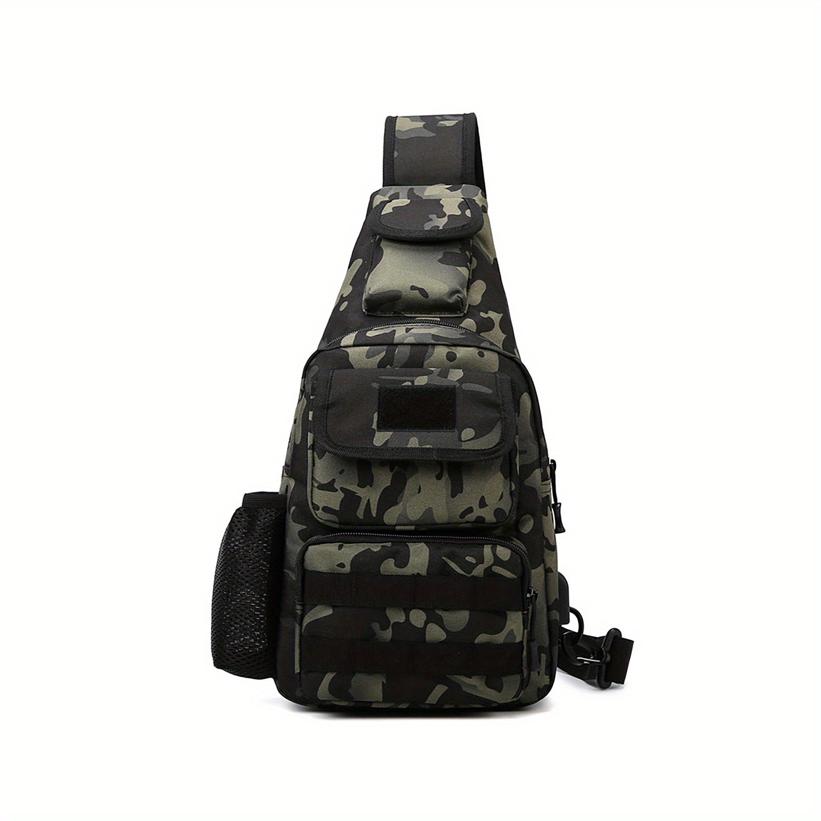 Nylon Fishing Tackle Storage Bag with Rod Holder