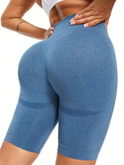 4 Pcs Seamless Butt lifting Shorts Stretchy Fitness Workout Gym Shorts