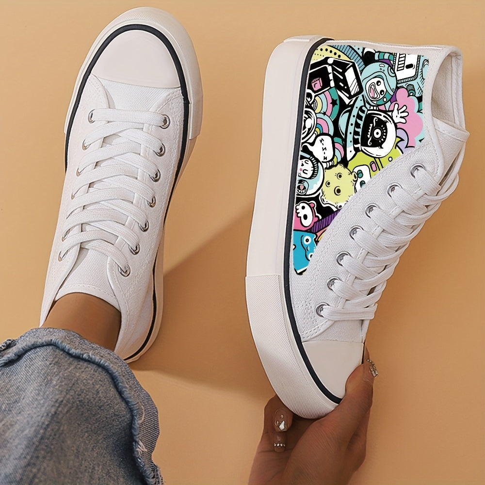 Cartoon Universe Lightweight High Top Canvas Sneakers