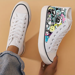 Cartoon Universe Lightweight High Top Canvas Sneakers