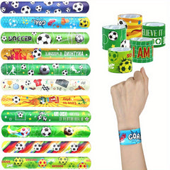 Football PVC Pat Ring Print Wristband Toy For Kids