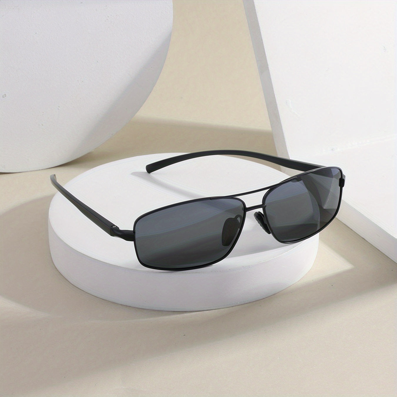 Men's Square Frame Sunglasses UV Protection