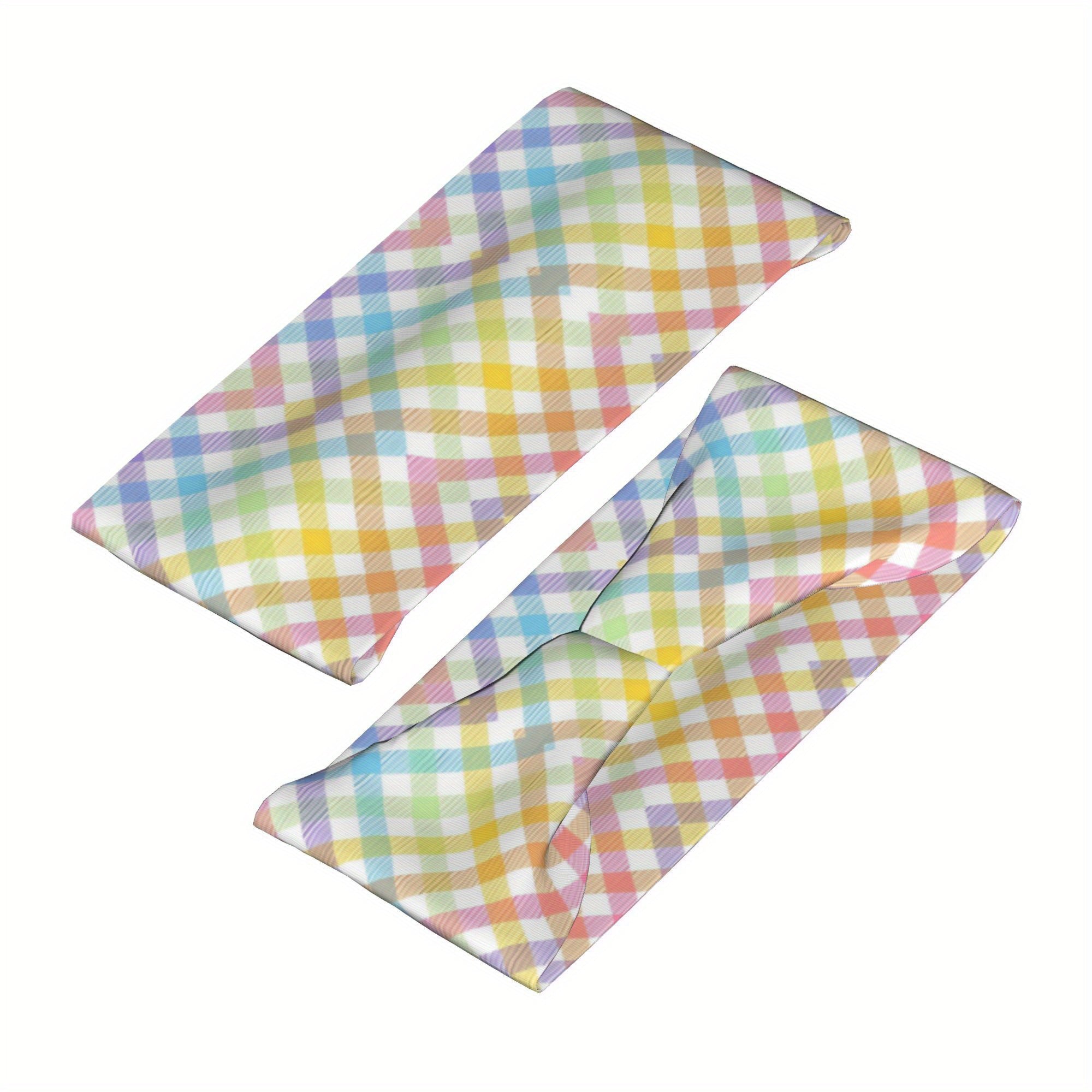 Rainbow Geometric Pattern Sport Headband