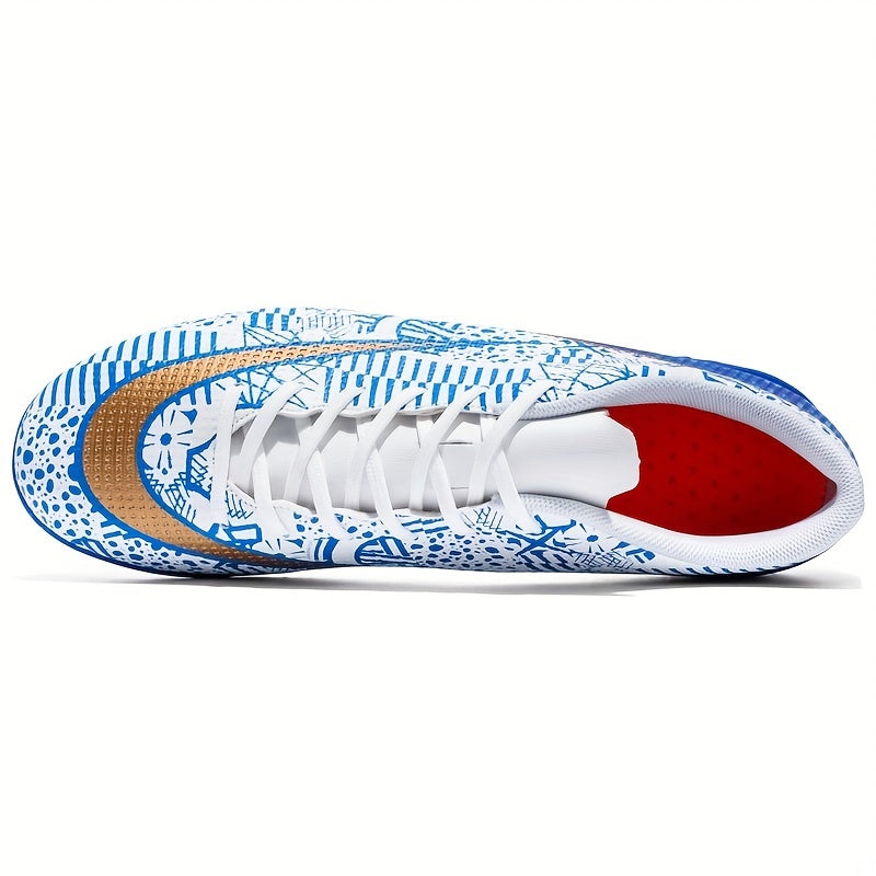 Pro Outdoor Anti-Skid TF Soccer Cleats Breathable Lace-Up