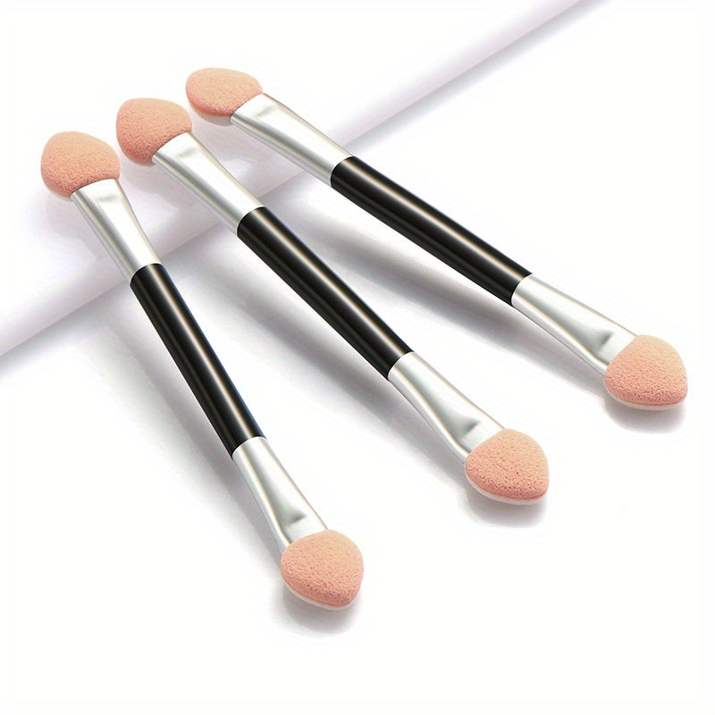 4pcs Double Head Eyeshadow Applicators Makeup Brush Sponge