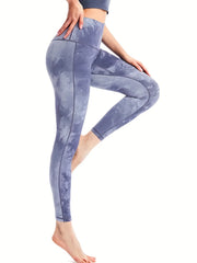 Women's Tie Dye Yoga Leggings Seamless Stretchy and Comfortable