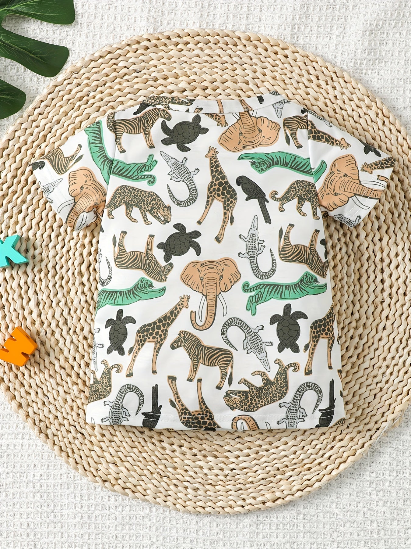 Cute Animal Print T-Shirts for Kids - Perfect for Summer