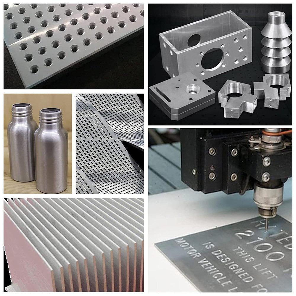 10pcs Aluminum Panel 10x10x0.05cm Craft Supplies Set