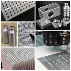 10pcs Aluminum Panel 10x10x0.05cm Craft Supplies Set