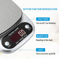 Industrial Digital Scale for Accurate Measurement LCD Display Not Included