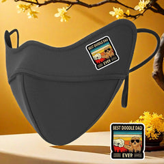 Doodle Dad Ever 5D Print Warm Mask Windproof Cold Resistant