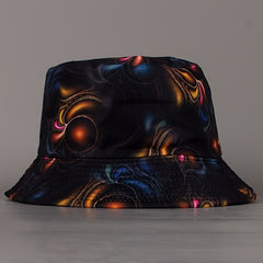 Reversible Bucket Hat Casual Summer Sun Hat Beach Travel Fisherman Cap