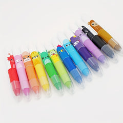 12pcs Jumbo Crayons 12 Colors Twistable Non Toxic Washable Silky Large Crayons