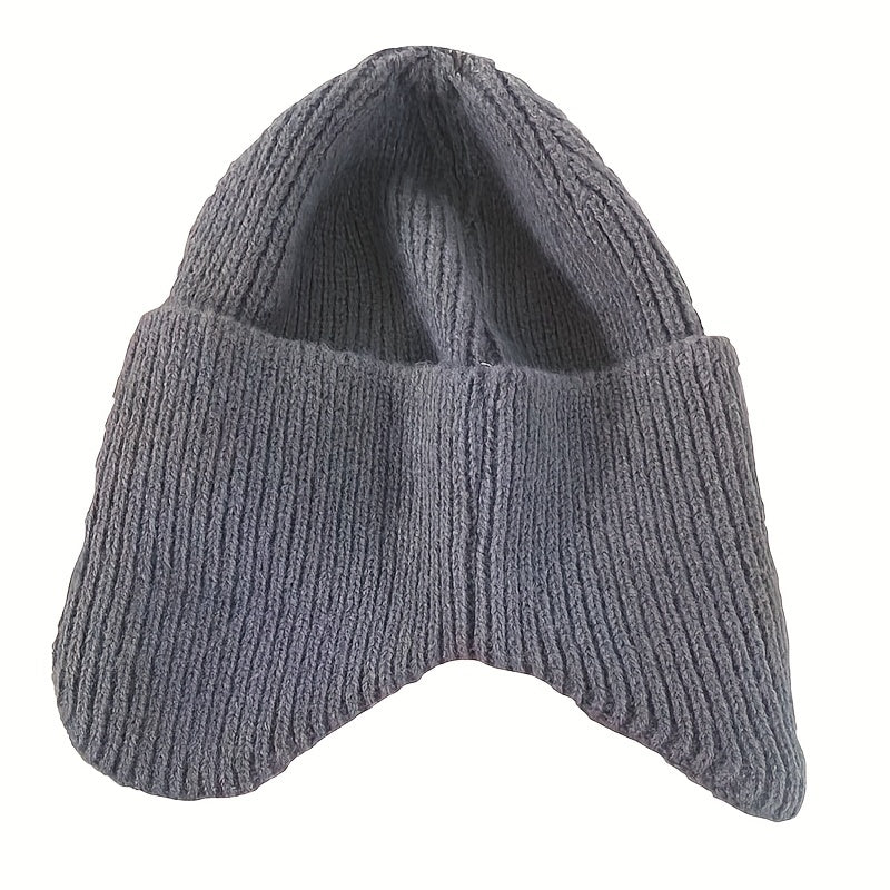 Winter Warm Knitted Earmuffs Hat for Men