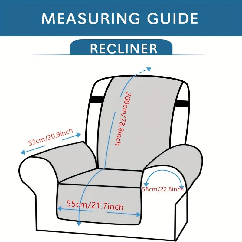 Pocket Recliner Sofa Cushion Non slip Anti Dirty Pet Sofa Cushion