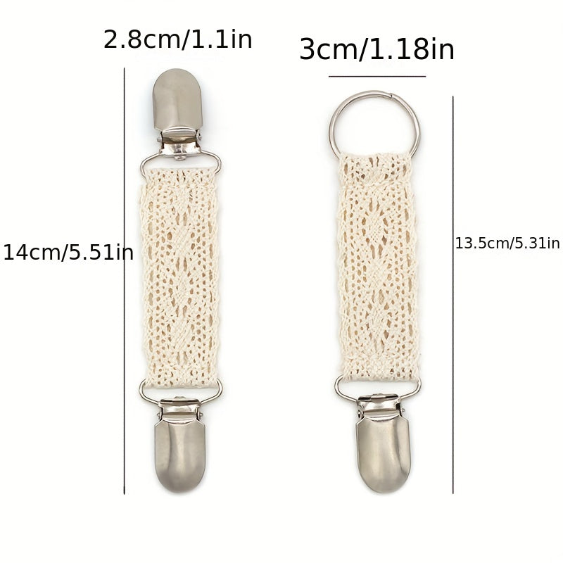 1pc Lace Hat Clip Collar Clip For Travel Handbag Backpack Luggage