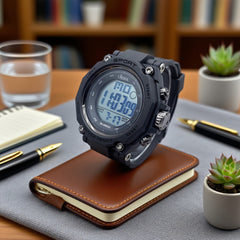 Youth Waterproof Timer Alarm Wristwatch