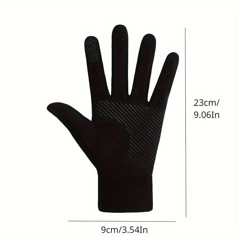 Men's Winter Thickened Coldproof Gloves - Non Slip Touch Screen Warm Gloves