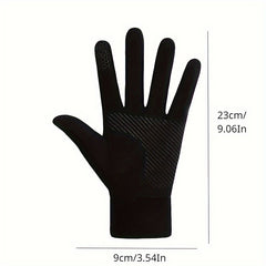 Men's Winter Thickened Coldproof Gloves - Non Slip Touch Screen Warm Gloves