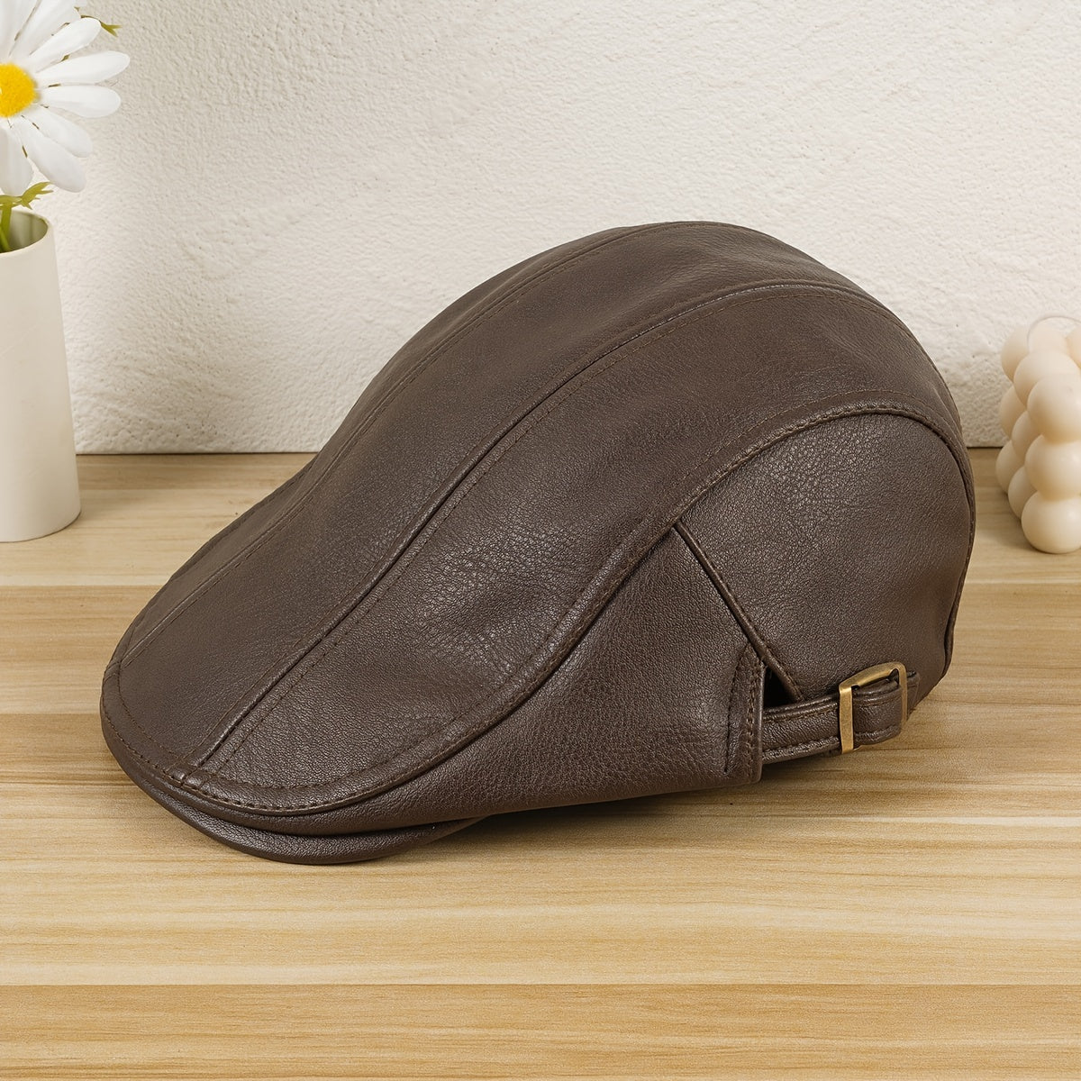 Adjustable Ear Protection Newsboy Cap For Men Women Spring Autumn