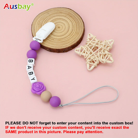 Personalized Pacifier Chain For Baby Girls