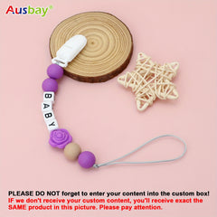 Personalized Pacifier Chain For Baby Girls