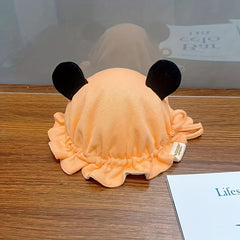 Unisex Fisherman Hat with Little Bear Ears for Babies
