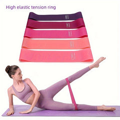 5pcs Elastic Hip Training Rope for Body Shaping Stretching Yoga