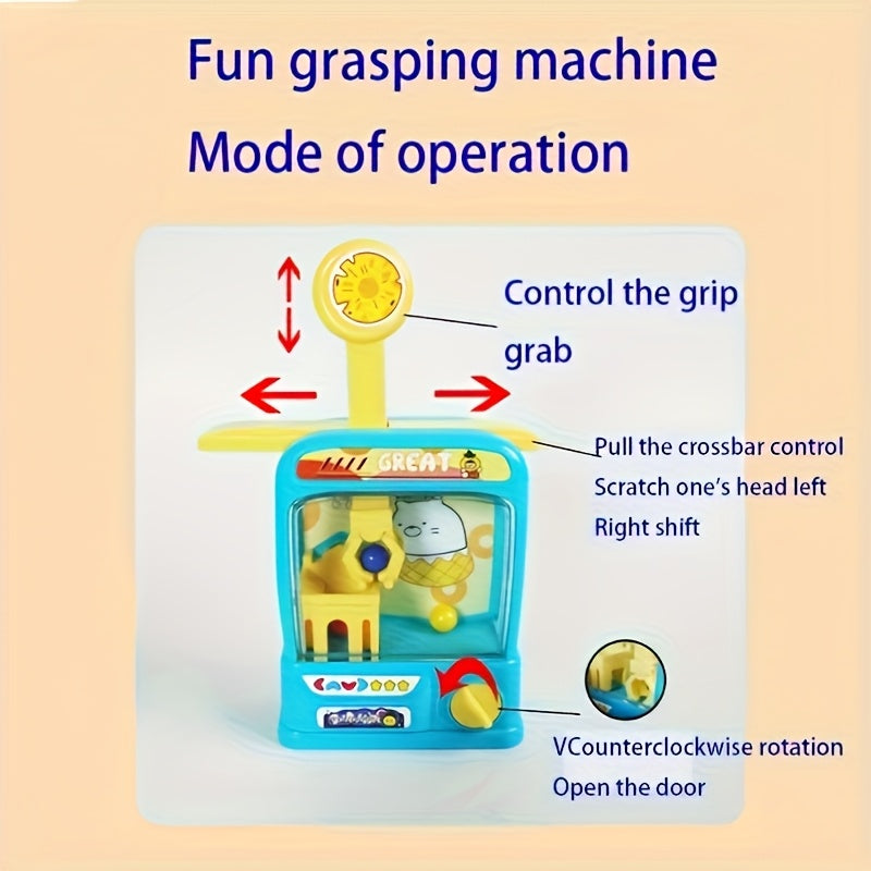 Kids' Doll Catching Toy Machine Educational Role-Play Mini Toy