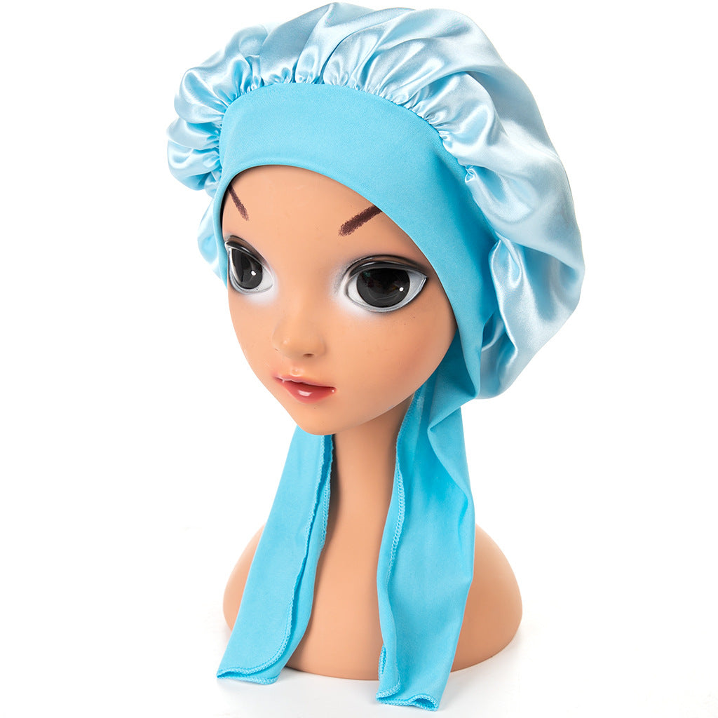 Baby Satin Bonnet Sleeping Cap for Boys and Girls